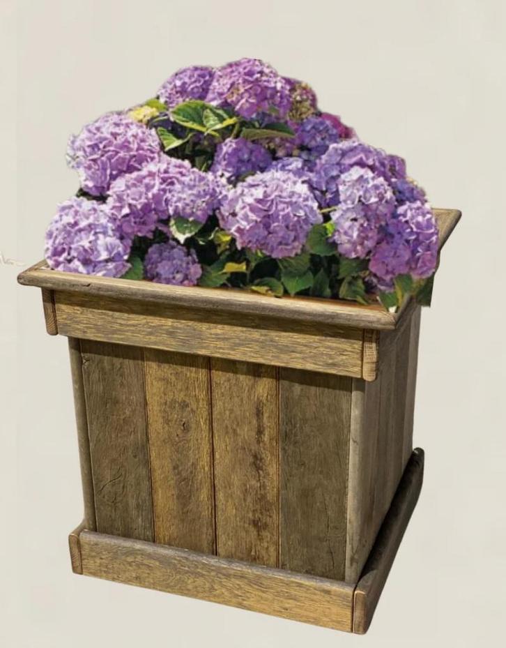 Barnwood Bloembak, Tuin en Terras, Bloembakken en Plantenbakken, Nieuw, Hout, Tuin, Ophalen