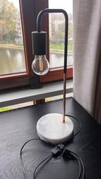 Table Lamp with Marble Base and Bulb Included, Ophalen, Zo goed als nieuw, Metaal, Minder dan 50 cm