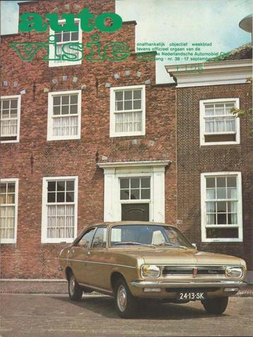 Autovisie 38 1971: Opel Kadett 1100 - Fiat 128 - Porsche 911 beschikbaar voor biedingen