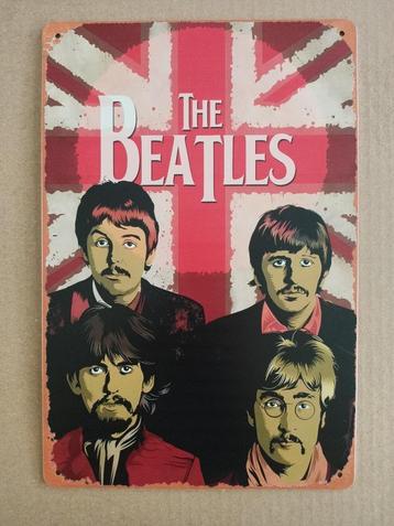 Metalen Plaat: The Beatles / 30x20/ Nieuw !!   beschikbaar voor biedingen