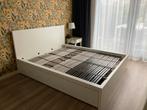 Bed Malm 160 x 200 cm Ikea, Ophalen, Wit, Tweepersoons, Zo goed als nieuw