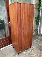 Vintage kast kledingkast linnenkast kastje teak, Huis en Inrichting, Kasten | Kledingkasten, Ophalen, Gebruikt, 150 tot 200 cm
