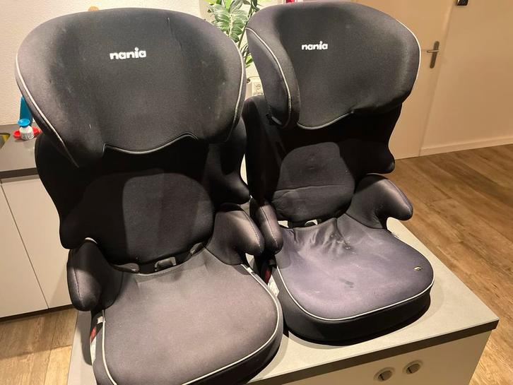2x Nania Autostoel 15-36 kg, Kinderen en Baby's, Autostoeltjes, Gebruikt, Overige merken, 15 t/m 36 kg, Autogordel, Zijbescherming