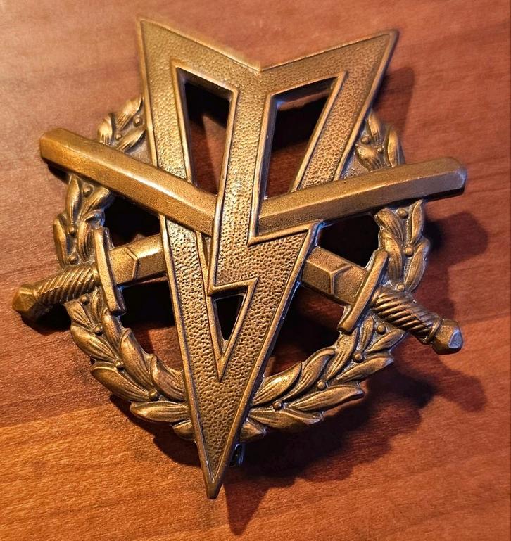 Militair Embleem, MLV spelt, Verzamelen, Militaria | Algemeen, Landmacht, Embleem of Badge, Nederland, Ophalen