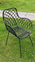 Leuk zwart bamboe stoeltje, Huis en Inrichting, Stoelen, Ophalen, Zwart, Eén