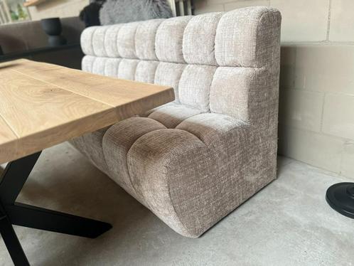 eetbank Loa vakken stof op voorraad 200 en 150cm, Huis en Inrichting, Stoelen, Nieuw, Eén, Stof, Overige kleuren, Verzenden