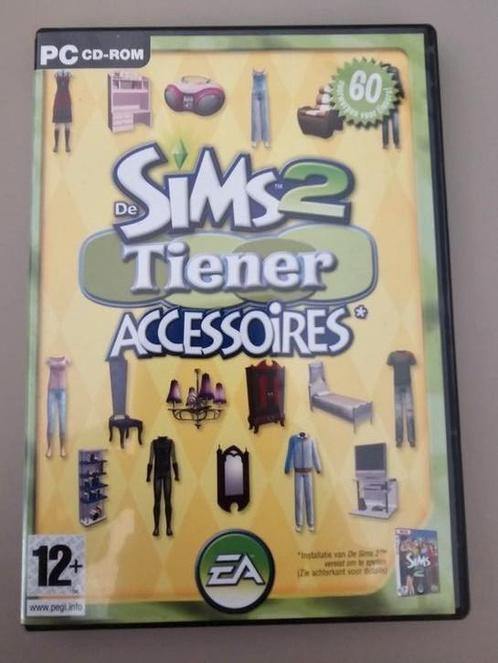 Pc game De Sims 2 tiener accessoires, Spelcomputers en Games, Games | Pc, Zo goed als nieuw, Strategie en Constructie, 1 speler