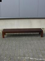 Wenge lattenbank jaren 70, Minder dan 50 cm, Ophalen of Verzenden, Zo goed als nieuw, 150 tot 200 cm