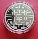 NIU  PAC MAN  2 OZ zilver 5 dollars  FDC, Postzegels en Munten, Munten | Oceanië, Ophalen of Verzenden, Losse munt, Zilver