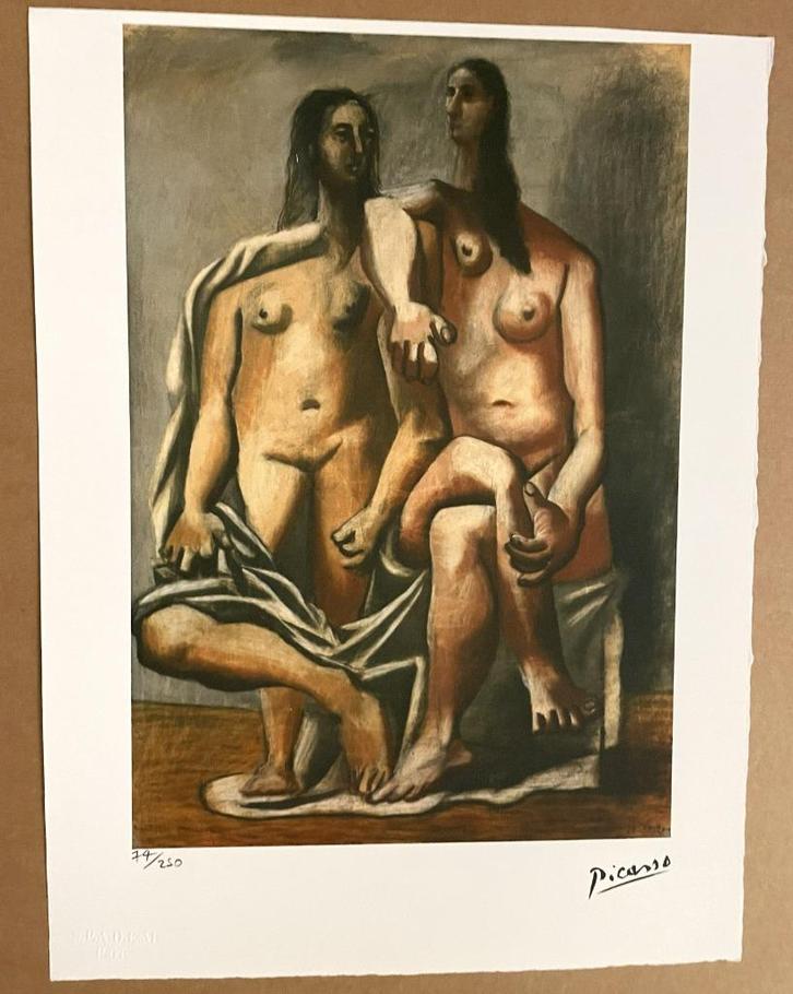 Pablo Picasso (1881-1973) - Twee Baders, Antiek en Kunst, Kunst | Litho's en Zeefdrukken, Verzenden