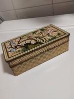 Antiek japans bronzen Meiji-Jidai cloisonne kistje, Antiek en Kunst, Ophalen of Verzenden