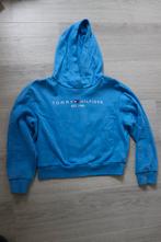 Nieuwstaat Tommy Hilfiger hoody 152 blauw, Kinderen en Baby's, Kinderkleding | Maat 152, Meisje, Trui of Vest, Ophalen of Verzenden