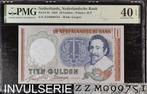 Zeldzaam invulserie biljet 10 gulden Hugo de Groot, PMG 40, Postzegels en Munten, Bankbiljetten | Nederland, Ophalen of Verzenden