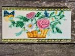 36 Art nouveau wandtegels vlinders en bloemen in relief