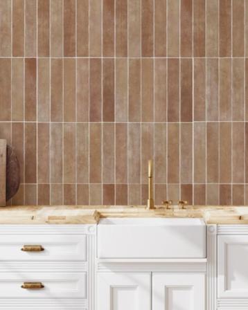 Handvormtegels 5x25 cm terracotta mat direct uit voorraad! beschikbaar voor biedingen