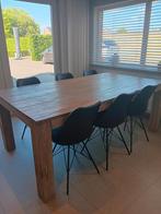 Eetkamer tafel hout Goossens, Huis en Inrichting, Tafels | Eettafels, Ophalen, 200 cm of meer, 50 tot 100 cm, Zo goed als nieuw