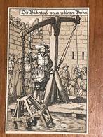 Bakkersdoop vanwege te klein brood. Middeleeuwen straf., Verzamelen, Ophalen of Verzenden, Voor 1920, Ongelopen, Duitsland