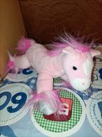 Roze paard met glitter voetjes knuffel, Kinderen en Baby's, Speelgoed | Knuffels en Pluche, Ophalen of Verzenden, Paard, Zo goed als nieuw