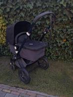 Bugaboo Cameleon kinderwagen zwart met donkergrijs, Ophalen, Gebruikt, Bugaboo, Verstelbare duwstang