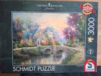 Schmidt Thomas Kinkade puzzel 3000 stukjes Lamplight Manor, Ophalen of Verzenden, Meer dan 1500 stukjes, Zo goed als nieuw, Legpuzzel