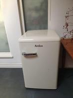 Beige retro model tafel koelkaast Amica smeg, Witgoed en Apparatuur, Koelkasten en IJskasten, Ophalen, Minder dan 85 cm, 45 tot 60 cm