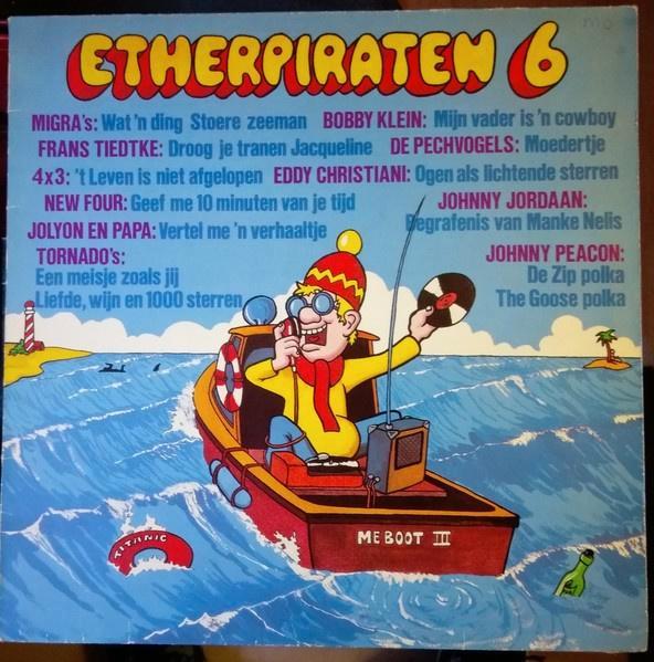 Piraten L.P. (1979) Etherpiraten 6, Cd's en Dvd's, Vinyl | Nederlandstalig, Gebruikt, Levenslied of Smartlap, 12 inch, Ophalen of Verzenden