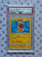 Ash’s Pikachu SM114 Pokémon S&M Black Star Promo 2017 PSA 7, Ophalen of Verzenden, Nieuw, Losse kaart