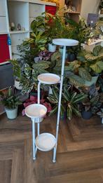 4-tier white metal plant shelf, Huis en Inrichting, Ophalen, Zo goed als nieuw