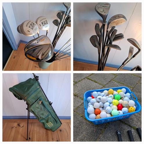 Complete set golfclubs. Incl.golftas en golfballen., Sport en Fitness, Golf, Gebruikt, Set, Overige merken, Ophalen