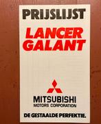 Oldtimer Mitsubishi Lancer Galant - 1975  autofolder, Zo goed als nieuw, Mitsubishi, Verzenden