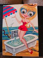 Pin up oogjeskaart, Verzamelen, Ophalen of Verzenden