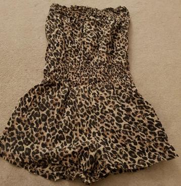 Jumpsuit tijgerprint maat s strandkleding bikini bruin beschikbaar voor biedingen