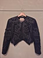 Korii Joko design Vintage Bolero Jasje - Jaren 80, Kleding | Dames, Zwart, Ophalen of Verzenden, Zo goed als nieuw, Jasje
