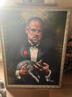 Olieverf Schilderij van de film The Godfather, Antiek en Kunst, Kunst | Schilderijen | Modern, Ophalen