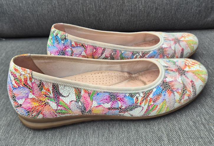 Gabor multicolor instapper Maat 38,5, Kleding | Dames, Schoenen, Gedragen, Instappers, Overige kleuren, Verzenden