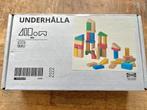 IKEA Underhalla Houten bouwstenen 40-delig - Kleuren blokken, Ophalen of Verzenden, Nieuw, Overige typen