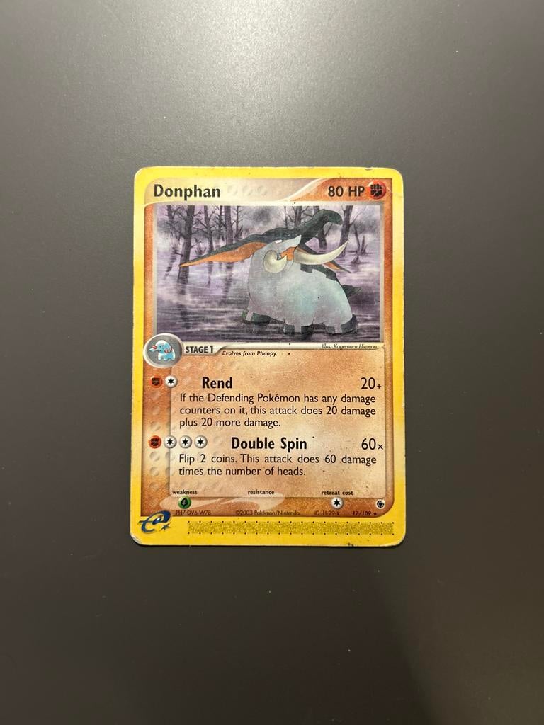 Pokémon TCG - Donphan 2003, Ophalen of Verzenden, Gebruikt, Losse kaart