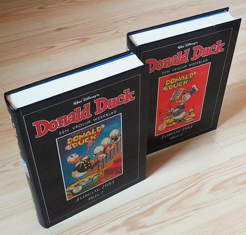 DONALD DUCK JAARGANG 1953 (verzamelde herdruk, 2 delen), Boeken, Stripboeken, Gelezen, Meerdere stripboeken, Ophalen of Verzenden