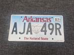 Kentekenplaat Arkansas USA Nummerplaat nummerbord License VS, Ophalen of Verzenden, Gebruikt, Auto's