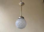 Lamp Hanglamp Plafondlamp opaline art deco 1930 Frans, Ophalen of Verzenden
