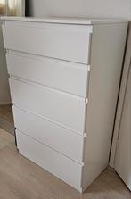 Witte IKEA Malm Kast - 5 Lades, Ophalen, Overige materialen, Gebruikt, 5 laden of meer