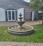 Antiek look fontein met rand, Tuin en Terras, Waterpartijen en Fonteinen, Ophalen of Verzenden, Nieuw, Beton, Fontein