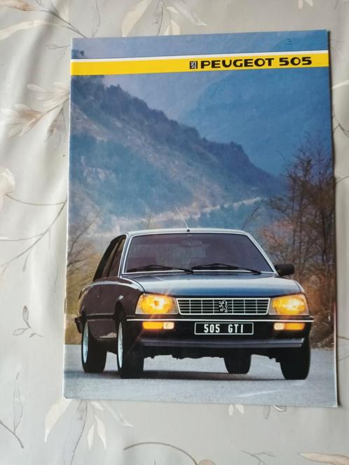 Peugeot 505, 1985, Boeken, Auto's | Folders en Tijdschriften, Zo goed als nieuw, Peugeot, Ophalen of Verzenden