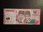 100.000 RUPIAH INDONESIË UNC NIEUW 2025 LEES, Ophalen of Verzenden, Zuidoost-Azië, Los biljet