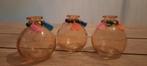Set van 3 decoratieve vaasjes, Huis en Inrichting, Overige kleuren, Ophalen of Verzenden, Minder dan 50 cm, Glas