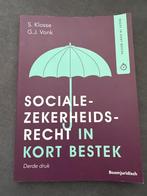 Sociale Zekerheidsrecht in Kort Bestek, Ophalen of Verzenden, Gamma, Zo goed als nieuw, HBO