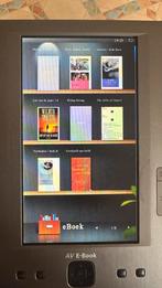 AV E-Book E-reader met accessoires en 8 boeken en doos, Computers en Software, E-readers, Gebruikt, Verzenden, Touchscreen, 4 GB of minder
