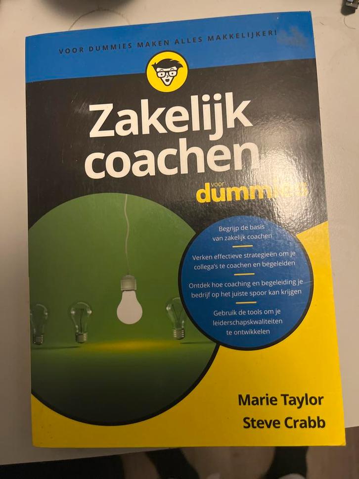 Zakelijk coachen voor Dummies - Marie Taylor, Steve Crabb, Boeken, Advies, Hulp en Training, Zo goed als nieuw, Ophalen of Verzenden