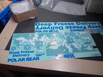 Koel trailer sticker, tamiya, 1/14 nieuw beschikbaar voor biedingen