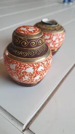 Partij gemberpotjes, sierborden, kopjes en schotels etc., Antiek en Kunst, Ophalen of Verzenden